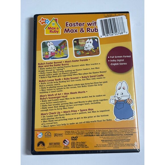 Easter with Max & Ruby DVD Nick Jr Animated Kids Cartoon Video - Picture 2 of 5